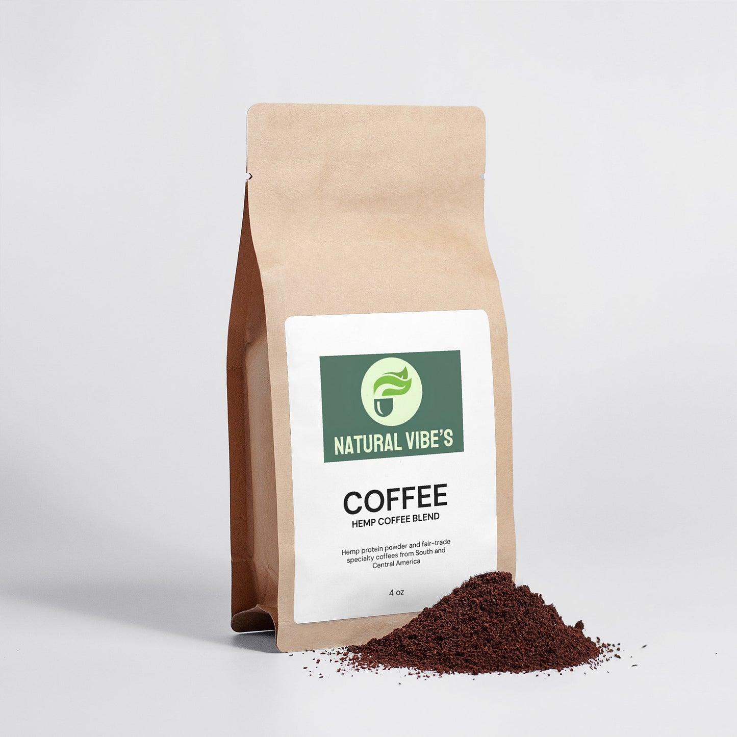 Hemp Coffee Blend - Medium Roast 4oz