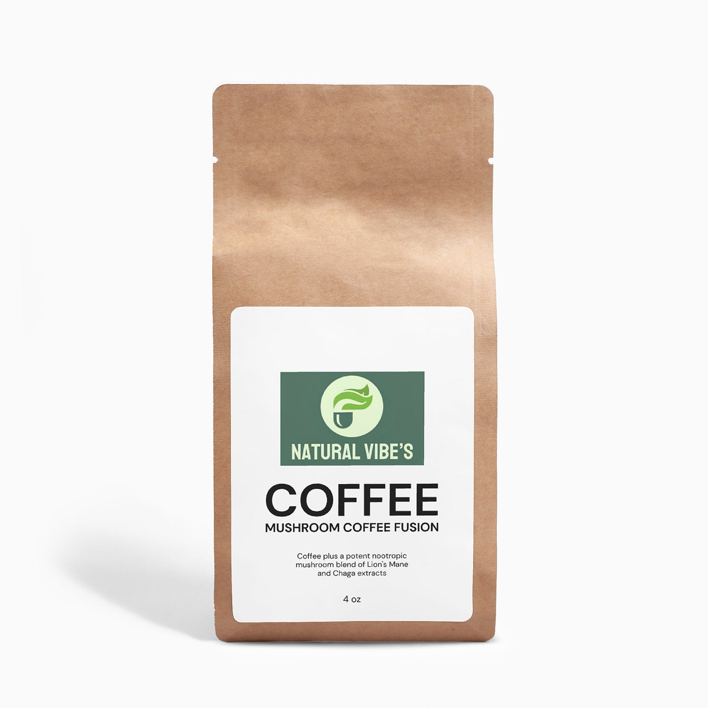 Mushroom Coffee Fusion - Lion’s Mane & Chaga 4oz